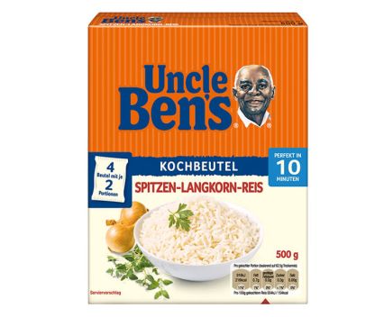 Дългозърнест Ориз на Порции Uncle Ben's 10 мин 500 г