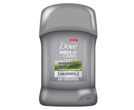 Део стик за мъже Dove Elements Minerals + Sage 50 мл