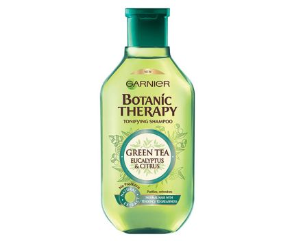 Шампоан за нормална склонна към омазняване коса Garnier Botanic therapy Green tea, eucalyptus and citrus  250мл