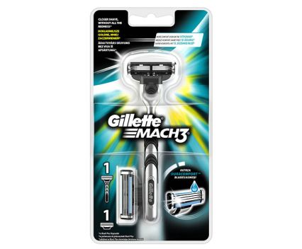 Самобръсначка Gillette Mach 3 1бр + 1 ножче