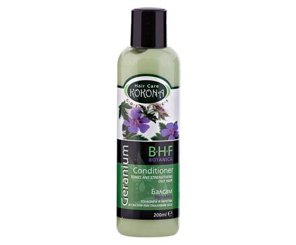 Балсам за склонна към омазняване коса Здравец Kokona B.H.F. Botanica 200мл K