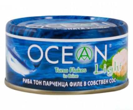 Консерва Ocean Риба тон парченца в собствен сос 185 г