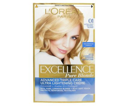 Боя за коса L'Oreal Excellence Creme 01 Изключително Светло Естествено Рус