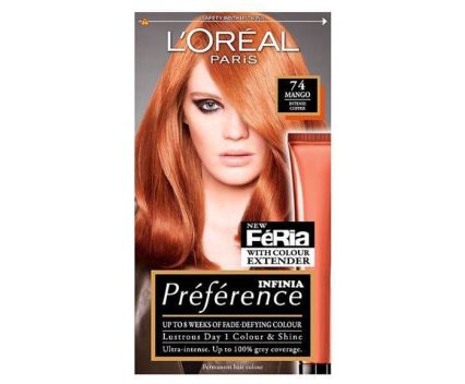 Боя за коса L'Oreal Feria Preference 74 Mango Интензивно меден