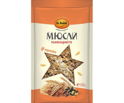 Мюсли Пълнозърнесто Dr Keskin 500 г