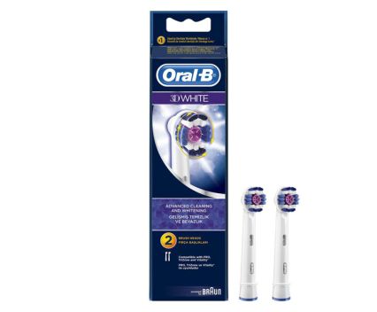 Накрайник за четка за зъби ORAL B 3D WHITE 2 броя