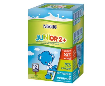 Адаптирано мляко Nestle Junior 2+ години 700гр