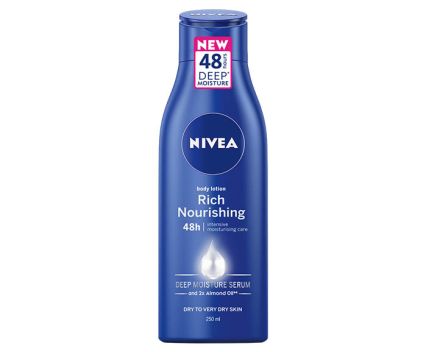 Подхранващо мляко за тяло Nivea Nourishing 250 мл 