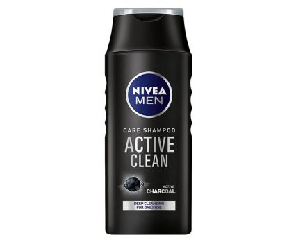 Шампоан за мъже Nivea Men Active Clean с активен въглен 400мл - нормална коса