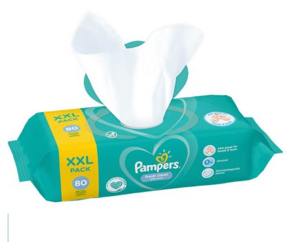 Мокри кърпички Pampers Fresh Clean 80 бр