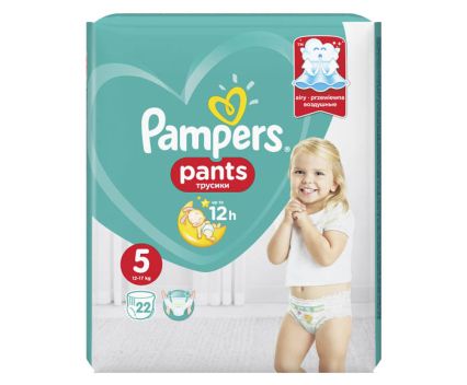 Бебешки Памперс Гащички Pampers Pants 5 (12-17) 22 бр