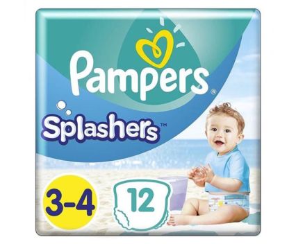 Гащички за еднократна употреба Pampers Splashers (6-11) 12 броя