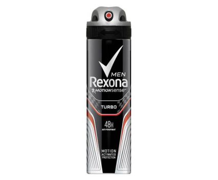 Дезодорант спрей за мъже Rexona Turbo 150мл