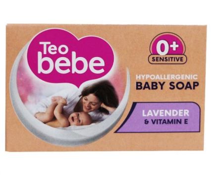 Хипоалергичен сапун Teo Bebe с лавандула 75 г