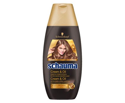 Шампоан за чуплива коса с оплетени краища Schauma Cream & Oil 250мл