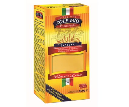 Кори за лазаня Sole Mio 500 г