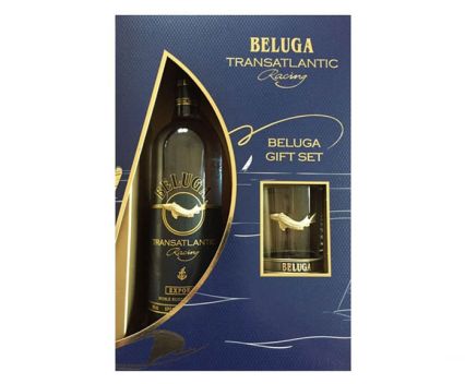 Водка Beluga Transatlantic 700 мл + Чаша 