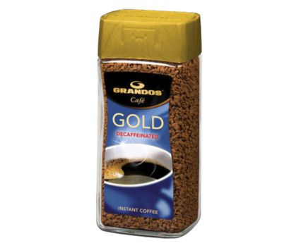Разтворимо кафе без кофеин Grandos GOLD 100гр