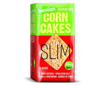 Царевичен Снакс Benlian Food Corn Cakes Slim 100 г - Без Глутен