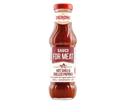 Сос за месо Deroni Hot Chilli & Grilled Paprika 330 г