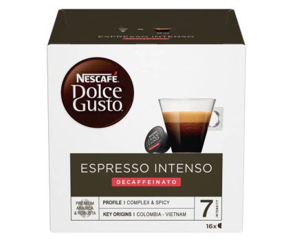 Кафе Капсули Nescafe Dolce Gusto Espresso Intenso Decaffeinato 16 бр