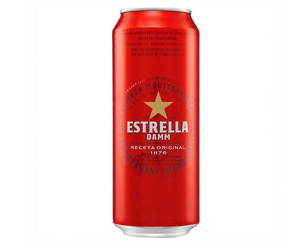 Бира Estrella Damm Кен 500 мл