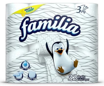 Тоалетна хартия Familia 3 пл. 40 бр