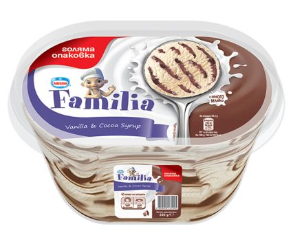 Сладолед Familia Ванилия Какао Сироп 505 г