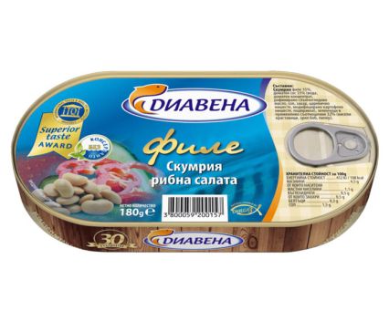 Консерва рибна салата филе Диавена 180 г