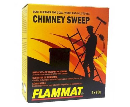 Прахче за почистване на сажди Flammat 2 x 90 г