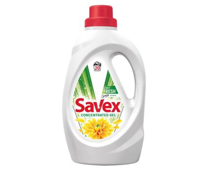 Гел за пране Super Concentrate Savex 2in1 Fresh 20 пр. 1.1 л