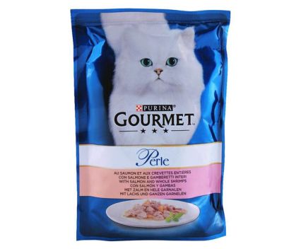Котешка храна Gourmet Perle Сьомга 85 гр