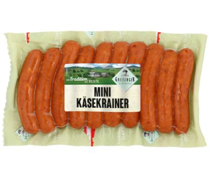 Мини наденички със сирене Greisinger 300 г