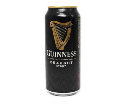Бира Guinness Draught Stout Тъмно кен 440 мл