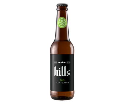 Бира Hills Pils 4.8% 0.5 л