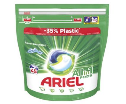 Капсули за Пране Ariel All in One Pods Mountain Spring 45 бр