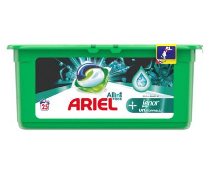 Капсули за пране Ariel All in One Pods Unstoppable 25 бр
