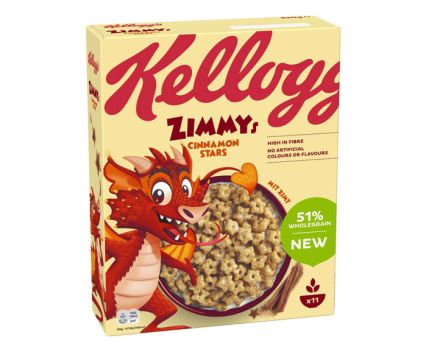 Зърнена закуска Kellogg's Zimmy канелени звездички 330 г
