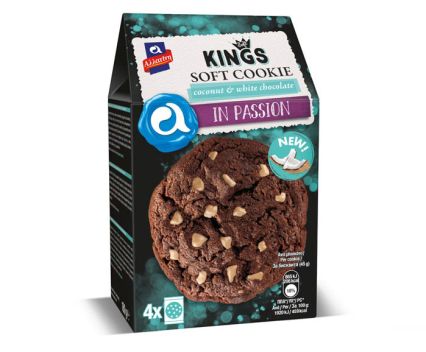 Мека бисквита с кокос и бял шоколад Soft Kings Allatini 180 г