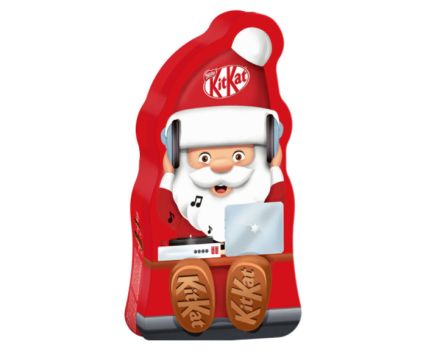 Десерт Дядо Коледа Kit Kat метална кутия 131 г