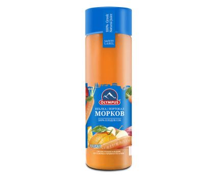 Натурален сок Морков, Ябълка, Портокал 100% Olympus 1л