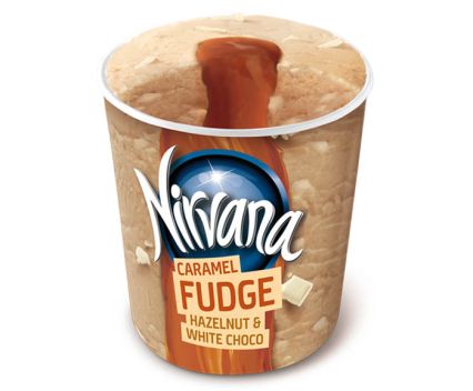Сладолед Nirvana Fudge Карамел 340 г