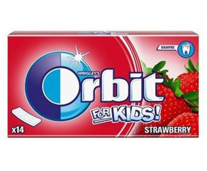Дъвки Orbit Детски Strawberry 14 ленти