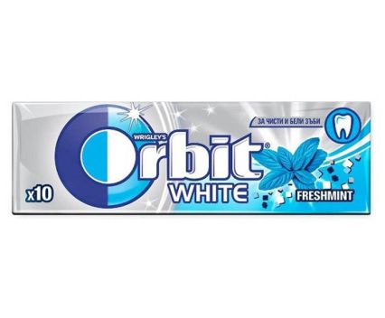 Дъвки Orbit White Freshmint 10 дражета