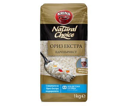Ориз Екстра Едрозърнест Krina 1 кг