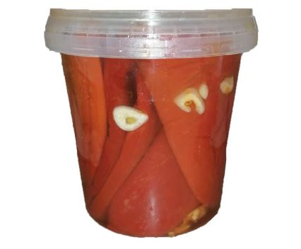 Парена червена капия 900 г