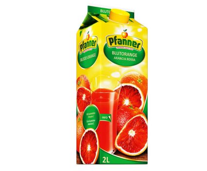 Сок Pfanner червен портокал 40% 2 л
