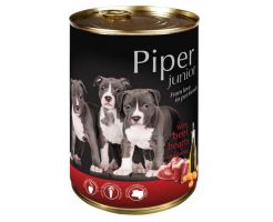 Храна за малки кучета с телешки сърца и морков Piper 400 г ЗОО