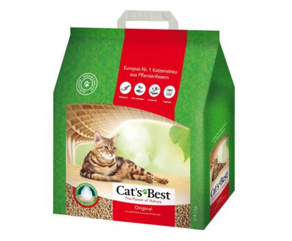 Биоразградима постелка за котешка тоалетна Cat's Best 4.3 кг