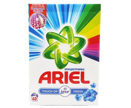 Прах за пране концентрат Ariel Touch of Lenor 40 пр. 2.6 кг